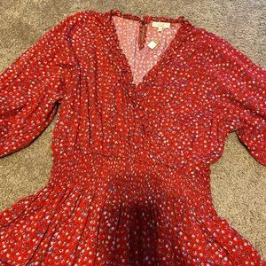 Boutique Floral red dress